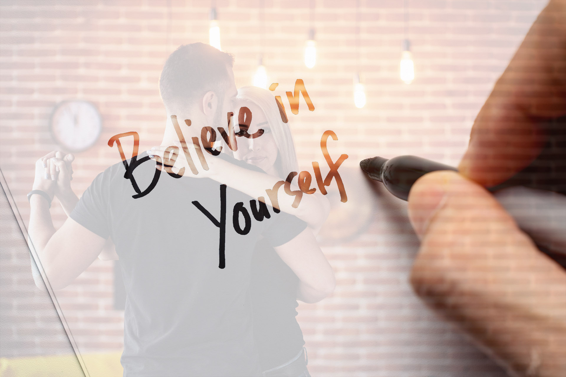 Believe in yourself typography